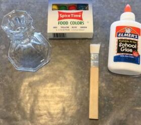 Use glue and food coloring for this clever decor update