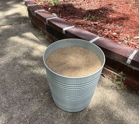 DIY garden tool cleaner bucket