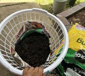 Gardening with household items