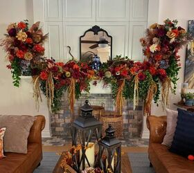 Grand Fall Mantel Decor