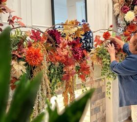 grand fall mantel decor