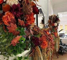 grand fall mantel decor