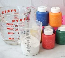 You might want to mix Plaster of Paris with paint when you see her summer hack