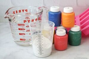 You might want to mix Plaster of Paris with paint when you see her summer hack