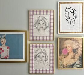 this simple trick makes hanging wall art 10x easier, Wall after