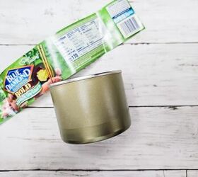 Take the label off a can for this super cute fall decor idea