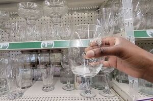 The super fun way she upgrades plain dollar store glasses for summer