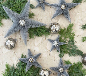 How to Make a Christmas Star With Bottlebrush Trees