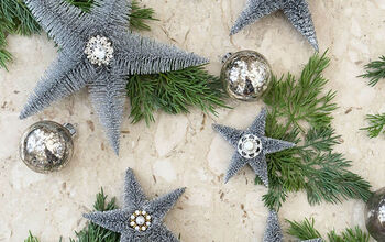 How to Make a Christmas Star With Bottlebrush Trees