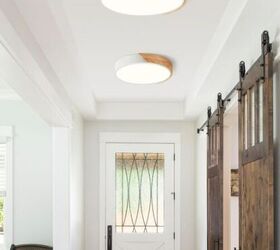 Modern Dimmable White Flush Mount Ceiling Lights - image via Amazon