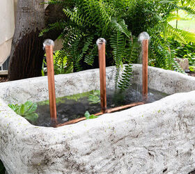 How to Make a Simple Faux Limestone Garden Fountain
