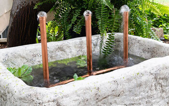 How to Make a Simple Faux Limestone Garden Fountain