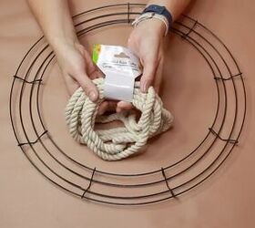 boho wreath diy make a stunning nautical rope wreath with a free beac