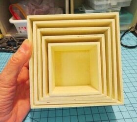 Turn wooden dollar store finds into brilliant storage
