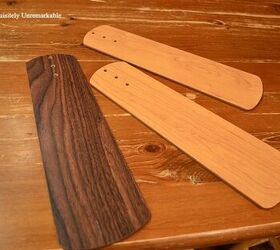 The adorable way to use old ceiling fan blades this month
