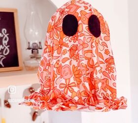 Turn Fabric Into Spooky Cute Floating Ghosts!