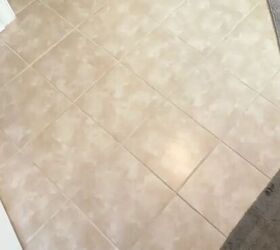 Here's what to do if you're really sick of your bathroom floor, but can't do a full reno