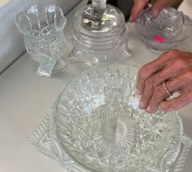 Grab some Goodwill glass for this stunning holiday idea