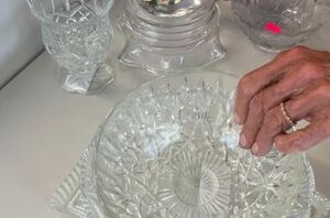 Grab some Goodwill glass for this stunning holiday idea