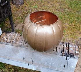 diy brass pumpkin vase