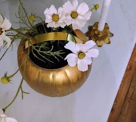 diy brass pumpkin vase