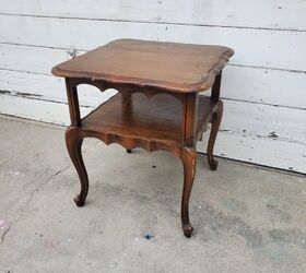 How just the right shades of purple made this side table WAY more fun (in just 3 hours)