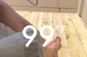 Desperate for some relief from the hot summer sun, she tried this simple fix