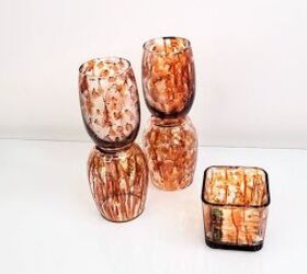 Amazing DIY Alcohol Ink Glass Candle Holders | Dollar Tree DIY