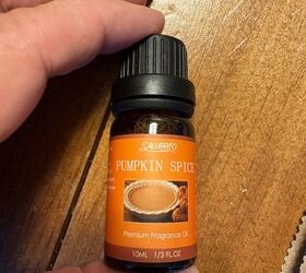 home made autumn candle