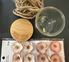 a fun oui jar with jute diy project