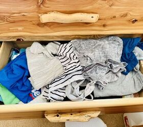 simple drawer organization from overstuffed to neat