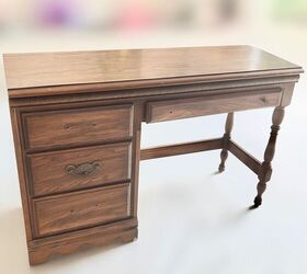 You gotta see how she revamped this old desk for her tween daughter
