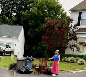 Instead of throwing out her old chair, she did something we wish we had thought of first—in 20 minutes
