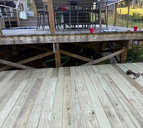 How she made the space under her pool deck more functional in just 4 hours