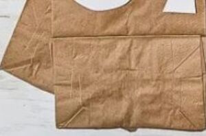 Grab a few paper lunch bags for the cutest fall decor idea