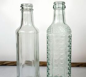 Save your glass bottles for this beautiful decor hack