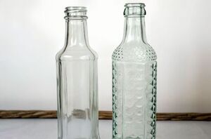 Save your glass bottles for this beautiful decor hack