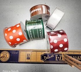 We need a whole bunch of ribbon spools to copy this perfect fall idea