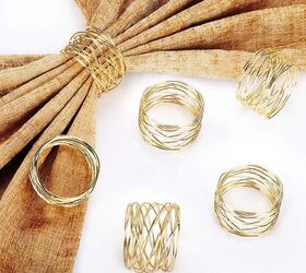 Elevate your tablescape with these fancy napkin rings