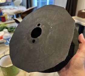 Why putting a Christmas light spool in your potted plants will help them survive the winter