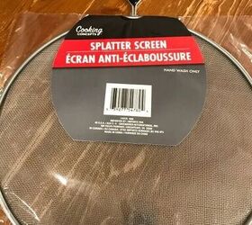 How a dollar store splatter sceen and a decorative napkin makes fabulous fall decor