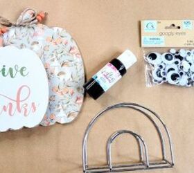 Use a Dollar Tree napkin holder for cute and spooky Halloween decor that won't break the bank