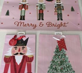 Did you know you can fake high-end Christmas decor with your Christmas gift bags in just 30 minutes?