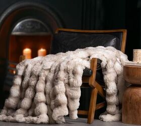  EverGrace Ultra Soft Faux Rabbit Fur Throw Blanket - image via Amazon