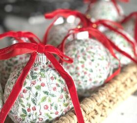 DIY Decoupage Christmas Ornaments Made Easy: Here's How I Do It!