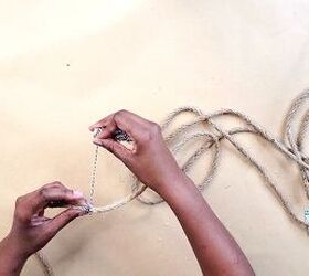 Wrap jute rope around a dollar store vase to make really high-end-looking decor