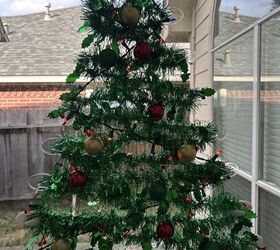 christmas tree window