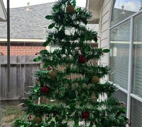 christmas tree window