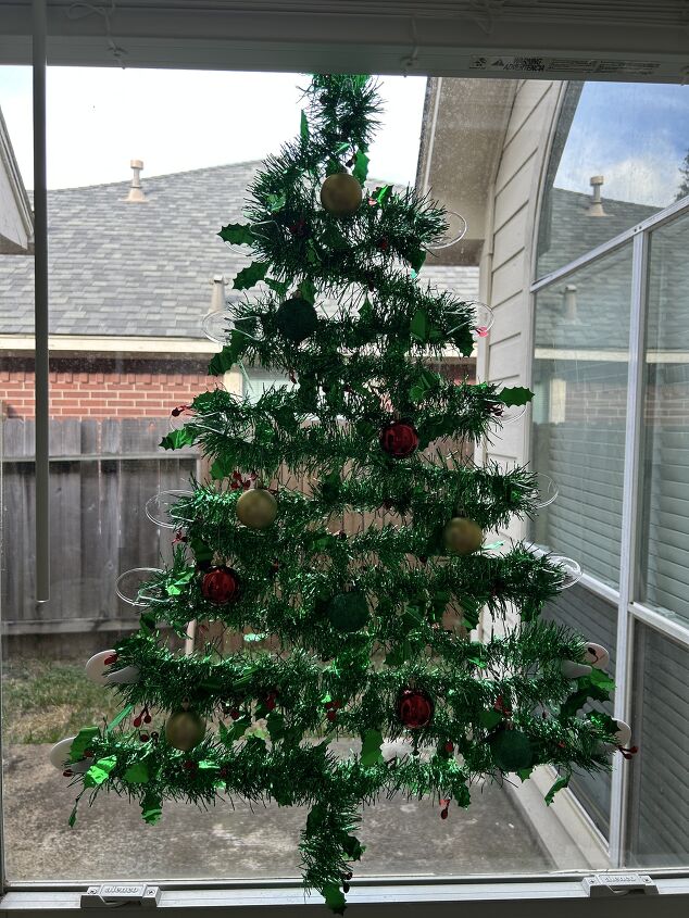 Custom Window Tree How to Make the Cutest Little Christmas Tree Window | Hometalk