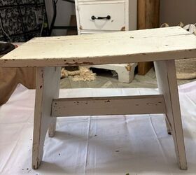 Watch how she upcycled this garage sale find to get it ready for a whimsical Christmas